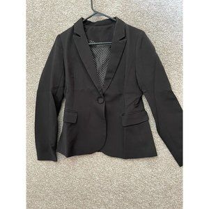 Woken’s Black One Button Workwear Blazer Coat Size Small